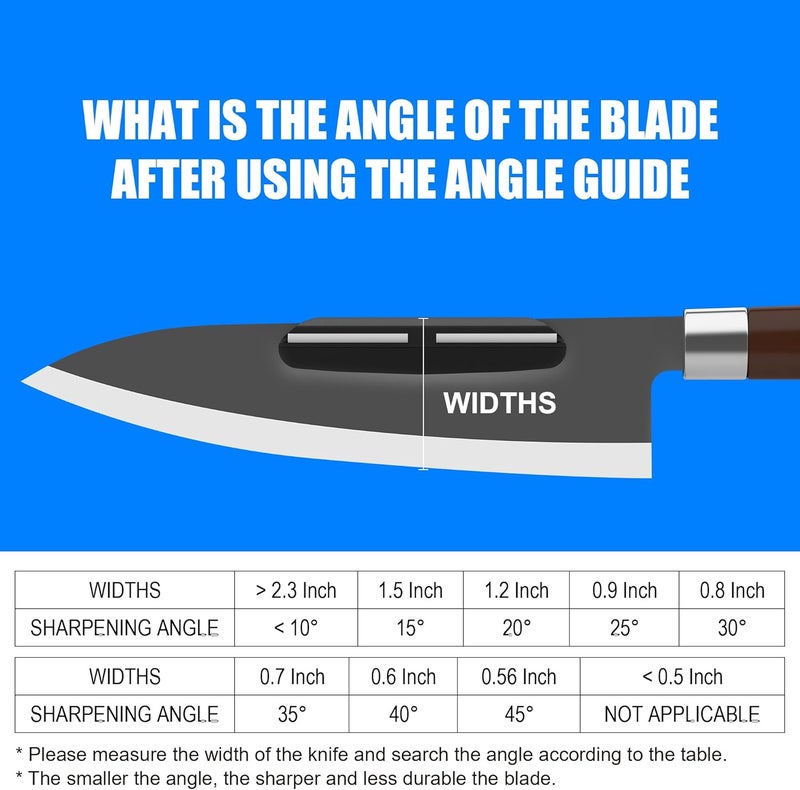 BABOSTOW Premium Whetstone Knife Sharpening Stone 2 Side Grit 1000/6000 Waterstone- Whetstone Knife Sharpener- NonSlip Bamboo Base & Angle Guide - Image 4